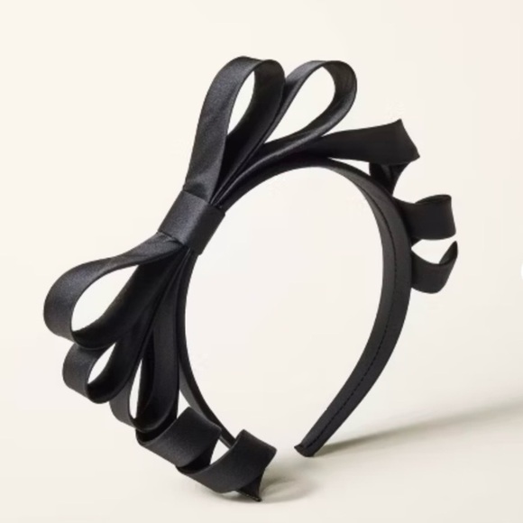 Kate Spade x Target Elegant Black Bow Headband NWT / Sold Out - Picture 1 of 3